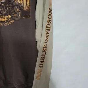 Harley‎ Davidson Grand Canyon Bellemont AZ Large Long Sleeve T-shirt Made in USA thumbnail 5