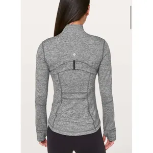 Lululemon‎ Womens Heathered Black Luon Define Jacket Athleisure Zip Up Size 8 thumbnail 2
