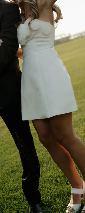 Hello Molly mini white dress thumbnail 2