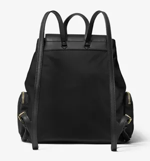 Michael Kors Abbey Large Nylon Backpack, Black New w/Tag Retail $398 thumbnail 4