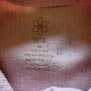 Tula Womens Ribbed Seamless Crop Tank Top Light Pink Sleeveless Crew Neck XS thumbnail 3