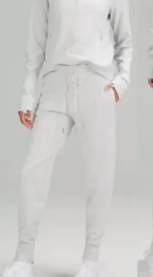 Lululemon Womens Engineered Warmth Jogger Pants Vapor White thumbnail 1