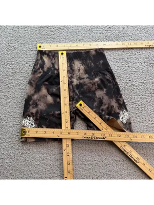 Darc Sport Bleached Tie Dye Seamless Biker Shorts Womens S 116 of 500 Limited thumbnail 3