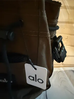 Alo Yoga Crossbody Bucket Bag in Expreso Brown Nylon thumbnail 3