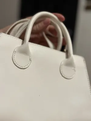 Source Unknown Women’s white  Mini Tote Bag with Detachable Strap thumbnail 2