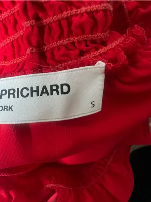 Amanda Uprichard Kimmie top in red‎ small $150 thumbnail 9