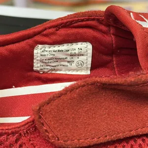 Champion Red and White Breeze Striped Suede Leather Shoes Womens 5.5 thumbnail 15
