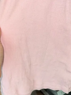Intimately Free People racerback tank top high neck light pink ribbed blush thumbnail 4