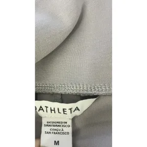 Athleta Womens Seasoft Wide Leg Crop Pants Neutral Medium Boho Gray Lagenlook thumbnail 7