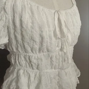 Petal & Pup Puff Sleeve Crop Top White thumbnail 11