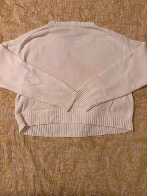 White Howdy Sweater Size M thumbnail 3