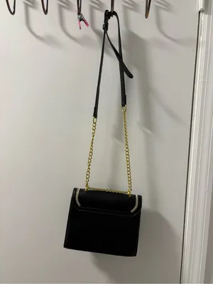 Embroidered metallic bug crossbody Black thumbnail 3