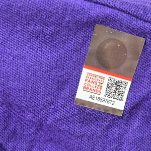 Purple Clemson Baseball Cotton Ladies' Tee thumbnail 4