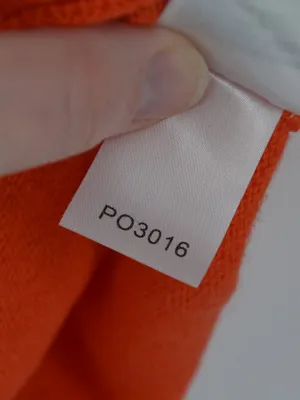 Crush Cashmere 100% Cashmere Crewneck Sweater Orange Sz 1 thumbnail 4