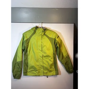Free Country AthletX Series Women’s Green Hooded Full Zip Windbreaker Jacket M thumbnail 2