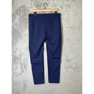 Duluth Trading Co NoGA Classic Slim Leg Pants Women's L 31 Navy Blue Stretch thumbnail 3