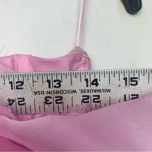 Bardot Fleurette Lili pink size 8 large new mini dress strapless romantic preppy thumbnail 7