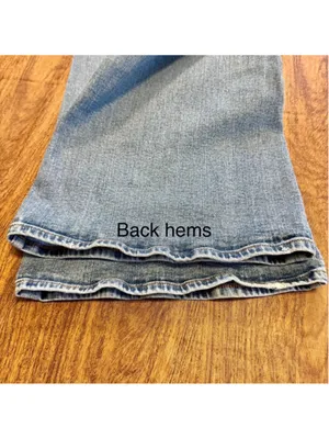 Women's Madewell Skinny Flare Jeans Size 32 Blue Denim Light Wash thumbnail 7