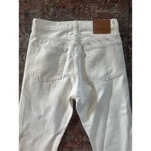 Levi’s 501 Straight Leg Jeans - White - 26 thumbnail 8