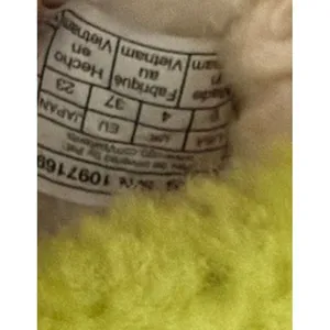 UGG Fluff Yeah Slide Cream Neon Rainbow Slip On Shoes Size Women's 6 thumbnail 5