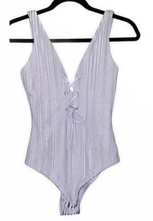 One Piece 🆕 NWT Revolve Tavik | Roan Lace Swimsuit | Lilac Purple thumbnail 4