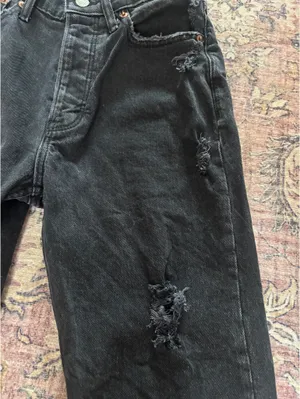 Abercrombie Jeans Dad High-Rise Black thumbnail 4