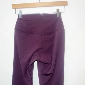 P’Tula maroon women’s new full length high rise crossover leggings thumbnail 9