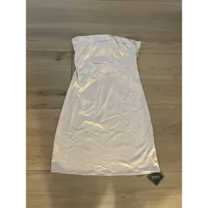 NEW Strapless Satin Open Back Wedding Guest Cocktail Mini Dress M thumbnail 4