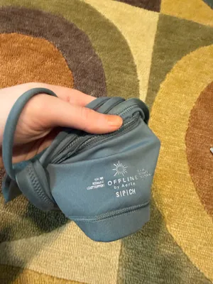 Offline by Aerie Real Me Least Support Longline Sports Bra / Crop Tank Olive S thumbnail 4