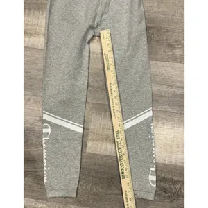 Champion Oxford Gray /White Seamless Leggings With Logo On Legs Womens Large NWT thumbnail 2