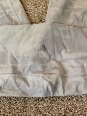 Lululemon High-Waist Camo Leggings - Light Gray thumbnail 2
