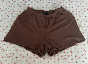 PACSUN Chocolate Brown Women's Sweat Shorts thumbnail 1