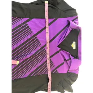 Greg Norman Women’s Play Dry Golf Polo Shirt Purple & Black Size Medium thumbnail 4