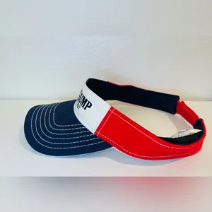 Bubba Gump Shrimp‎ Co. NWT Vintage Red, White & Navy Visor thumbnail 6