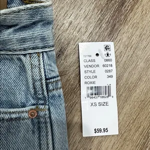 Classic Blue Women's Jeans pacing Casey low rise baggy wide leg thumbnail 4