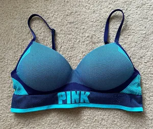 PINK - Victoria's Secret Wireless Sports Bra (S) thumbnail 1