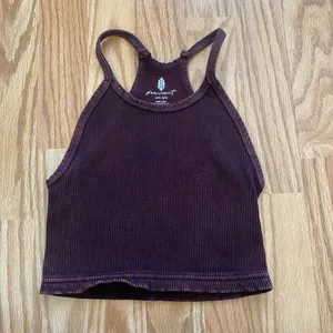 Free People Movement NEW Happiness Runs Crop Tank in Vintage Redood - M/L thumbnail 3