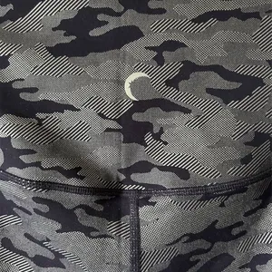 Zyia Active Women’s Silver Camo Supreme Hi-Rise Size‎ 12 Leggings Metallic Sheen thumbnail 6