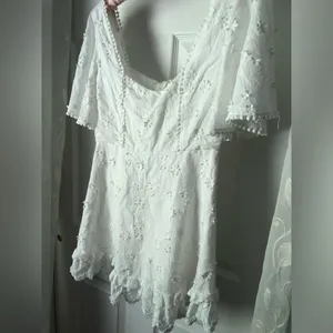 Showpo. Fancy A Spritz Square neck Mini Dress Embroidery floral babydoll size 8 thumbnail 7