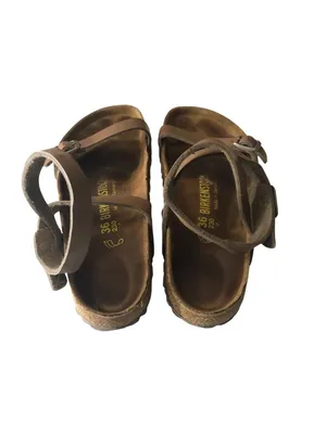 Birkenstock Yara Ankle-Wrap Sandals Brown 36 Women's Size 5 thumbnail 4