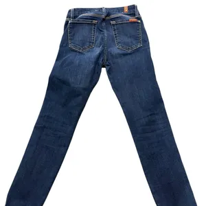 7 For All Mankind Women’s Dark Blue Ankle Straight Jeans With Frayed Hem 25 thumbnail 7
