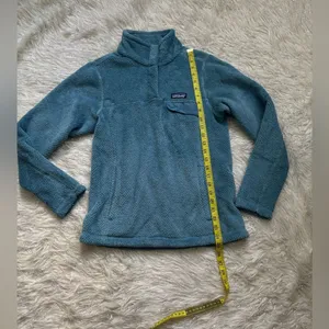 Patagonia Abalone Blue Women’s Re-Tool Snap T Fleece Pullover Jacket Size S thumbnail 15