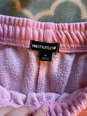 Pretty Little Thing Wide-Leg Sweatpants Pink thumbnail 5