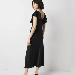 NWT White House Black Market Satin Slip Maxi Dress thumbnail 3