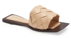 Jeffrey Campbell Costello-L natural brown slide sandal size 9 thumbnail 1