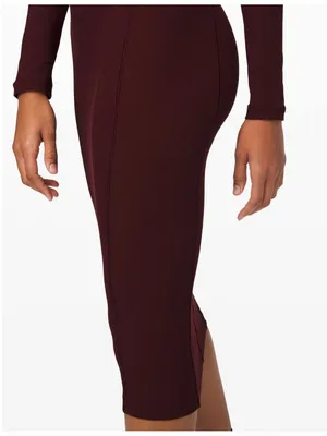 Lululemon Its Rulu Mock Neck Dress, Garnet thumbnail 2