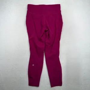 Lululemon 10 Base Pace High-Rise Running Tight 25" Pomegranate Pink Nulux W5DKHS thumbnail 7