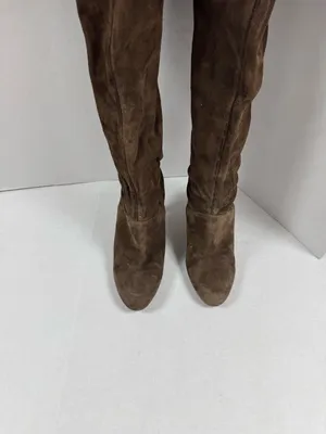 Cole Haan Women's Brown Suede Over the Knee Boots - Size 8.‎ thumbnail 12