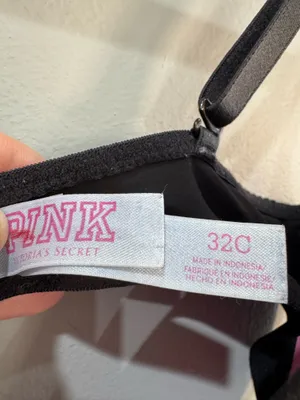 Black Victoria's Secret Wear Everywhere T-Shirt Bra Size 32C EUC thumbnail 5