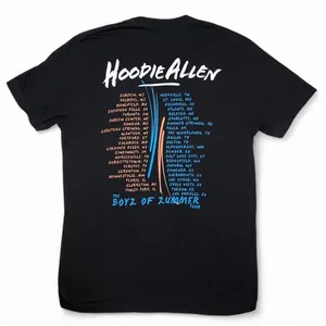 Hoodie Allen Wiz Khalifa FOB Boyz of Zummer Tour 2015 Concert Band Tee T-shirt M thumbnail 2
